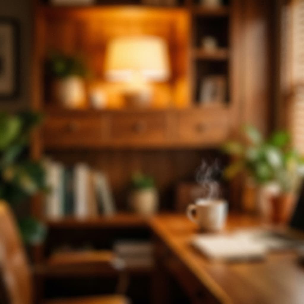 Cozy Study Background